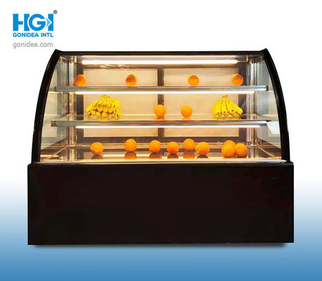 HGI Glass Baked Goods Display Case R134a 460L for cake