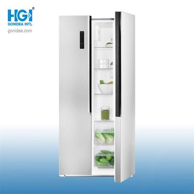Large Glass Door French Side By Side Refrigerator No Free