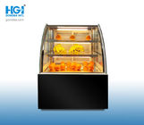 Secop Compressor Glass Cabinet Ice Cream Cake Display Freezer Low Noise OEM R134a