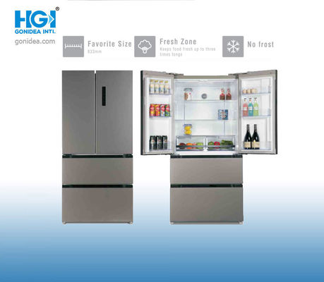 Recessed Handle Frost Free Refrigerator 492 Ltr Low Decibel White PCM