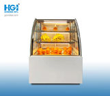 CCC Restaurant Curved Glass Bakery Display Case  Refrigerated AC220V 60HZ