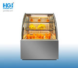 CCC Restaurant Curved Glass Bakery Display Case  Refrigerated AC220V 60HZ