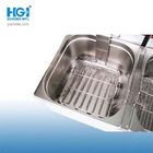 3250W 8L Countertop Double Oil Fryer Electric Commercial Stainless Steel