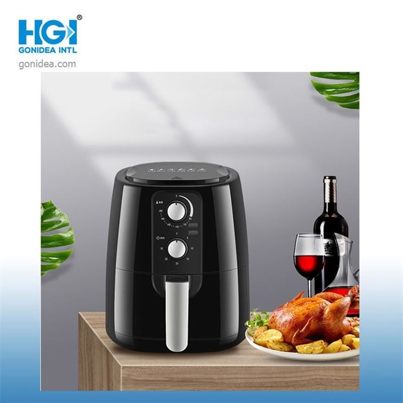Non Stick 1500W Manual 5.5L Air Fryer For Home Use
