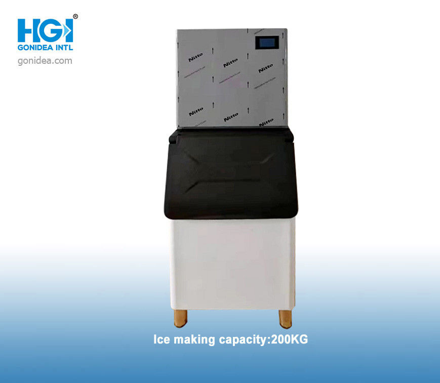 R600a 200kg/ 24h Commercial Ice Block Making Machine Cube Ice Maker 1100W