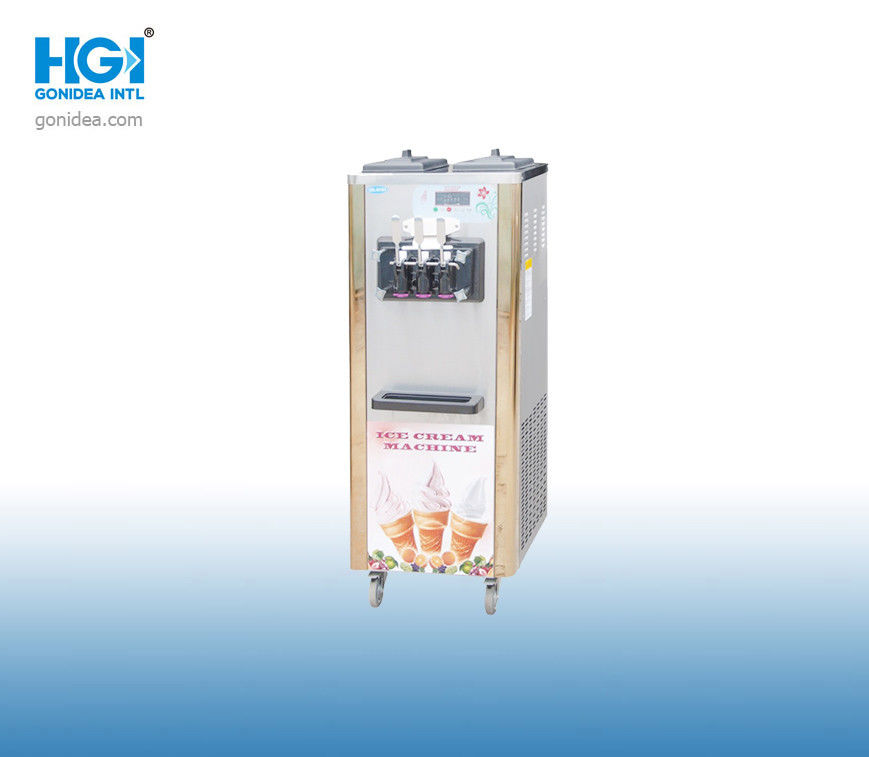 HGI Industrial Commercial Ice Cream Makers 20L/ H 110V 304 Stainless Steel