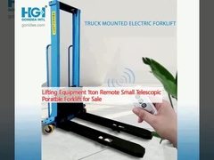 Lifting Equipment 1ton Remote Small Telescopic Poratble Forklift for Sale