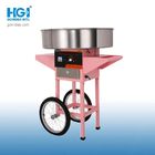 Manual Gas Cotton Candy Floss Machine Commercial With Cart