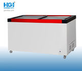268 Liter 110V Deep Chest Freezer Red 9.5 CUFT Stainless Steel Deep Freezer