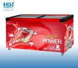 HGI Large Capacity 49.2in Double Deep Freezer With Sliding Door Minus 18C 4 Wheel