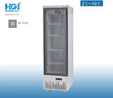 458 Liter Upright Showcase Cooler SASO Single Glass Door Beverage Cooler