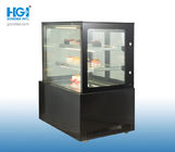 Hermetic Compressor Bakery Cake Display Showcase Refrigerator 260 Ltr 110V