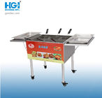 Gas Fryer Machine Commercial Cooking Appliances Stainless Steel 15L 25L
