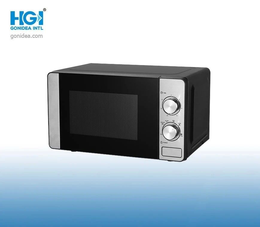 20 Liters Black Counter Top Home Microwave Oven  Fast Heat