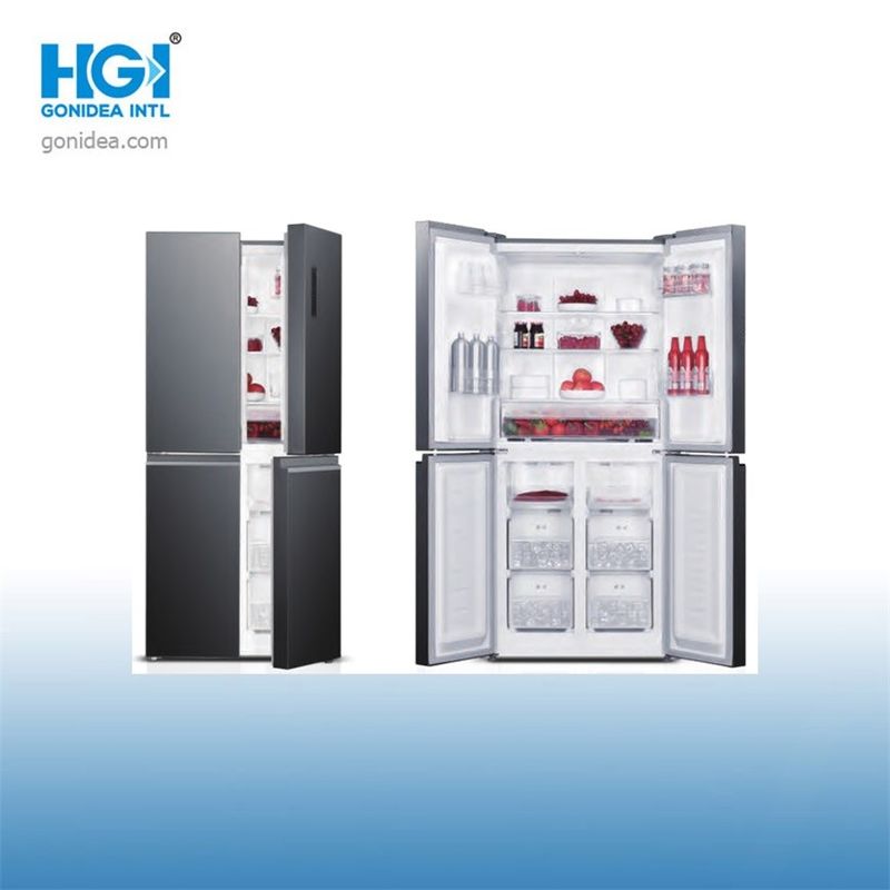 250L Frost Free Double Door Bottom Freezer Refrigerator With Water Dispenser