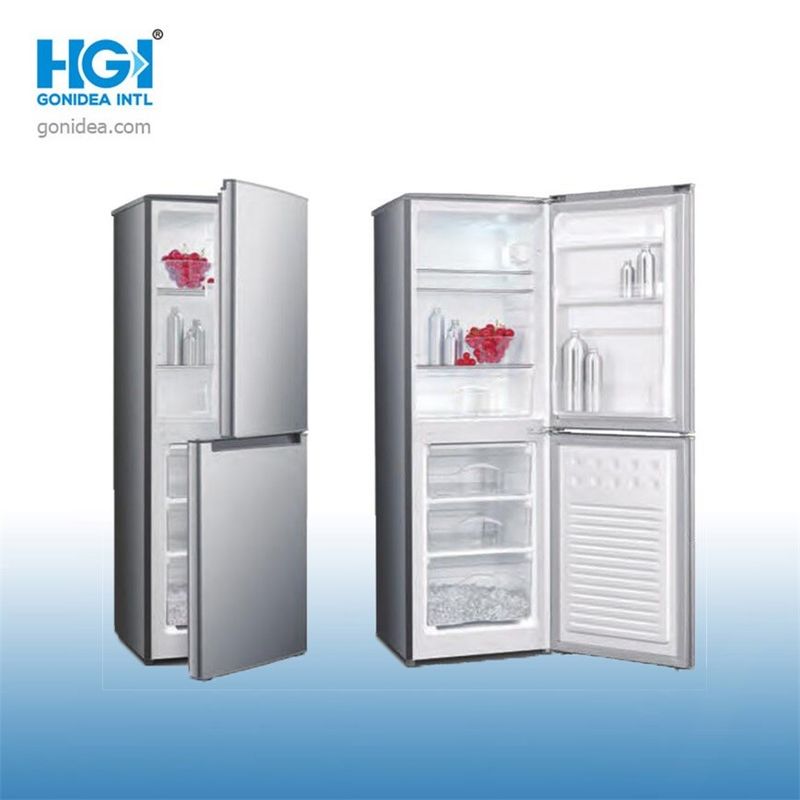 Home Upright 2 Doors Refrigerator Defrost With Buttom Freezer Drawers
