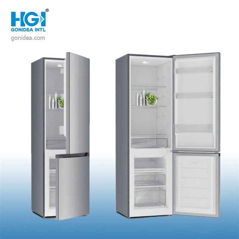 LED Light Bottom Freezer Refrigerator Defrost Electronic Temperature Control