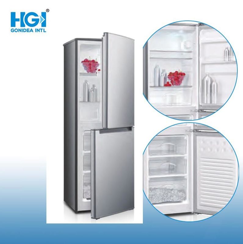 Home Upright 2 Doors Refrigerator Defrost With Buttom Freezer Drawers