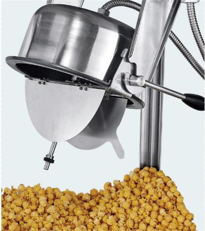 Table Top Stainless Steel Electrical Popcorn Maker Machine Commercial Use