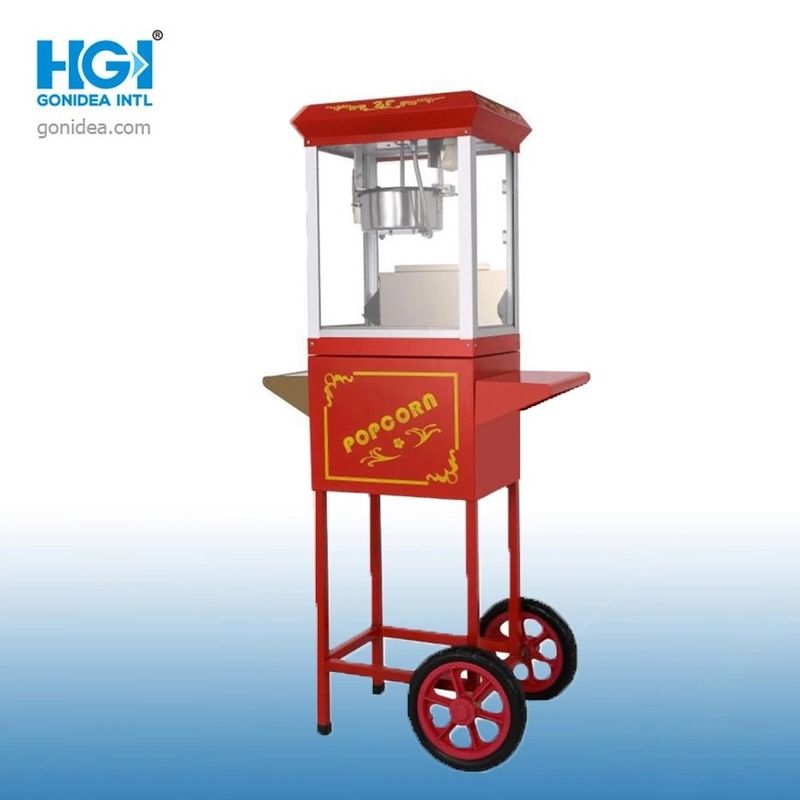Commercial Multipurpose Electric Popcorn Maker Machine With Cart Trolley
