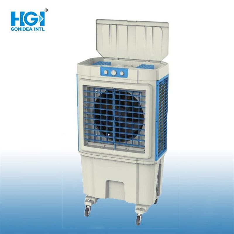 CB CE Energy Saving Mobile Evaporative Air Cooler For Industrial / Domestic Use