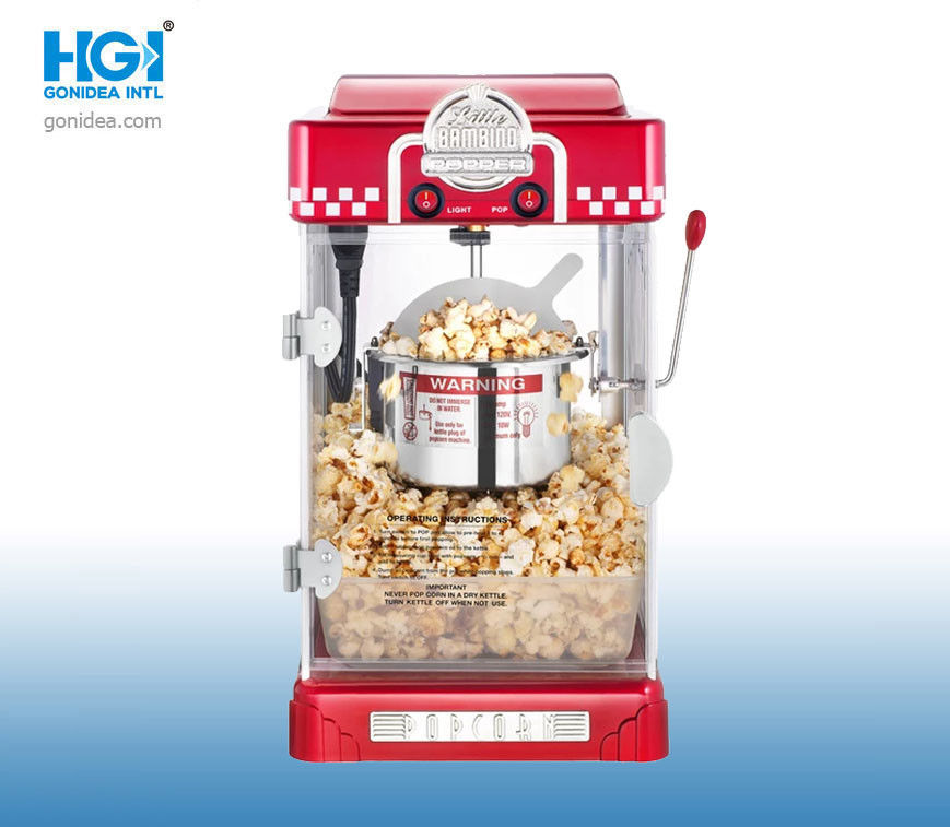 9.8*11*18in Black Classic 2.5 Oz Popcorn Maker Machine Shockproof High Temp Resistant