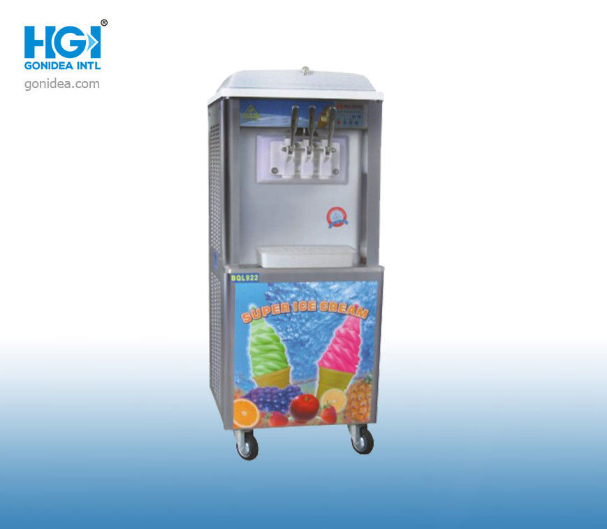 Commercial Milk Ice Cream Freezer Machine Stainless Steel