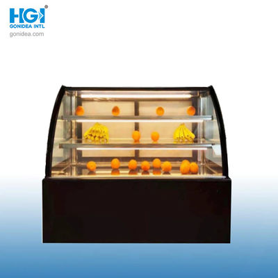 1.8m Commercial Cake Showcase Glass Cooler Bakery Display Cabinet Showcase Hcs-18