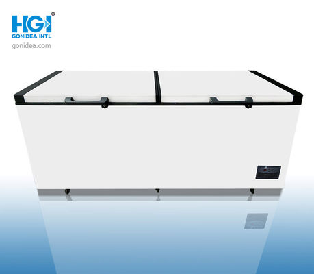 Commercial Big Capacity Double Door Chest Freezer 1100L Model: BD/BC-1100