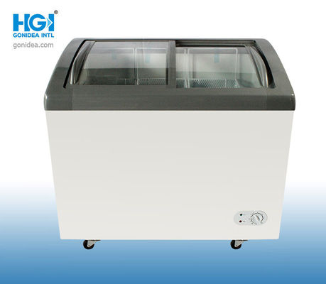 Factory Sale Glass Door Chest Freezer Double Door frigidaire commercial freezer