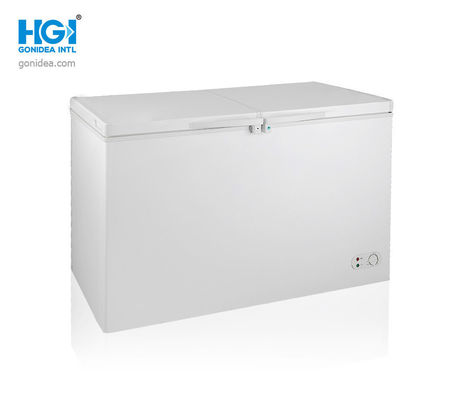 Commercial Freezer Stand Up Double Door Chest Deep Freezer 352L