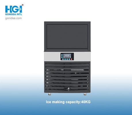 40kg Industrial Ice Making Machine Commercial Digital Control 18L Water Tank