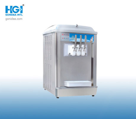 Table Type Ss Soft Ice Cream Making Machine 12 ~ 16L/H