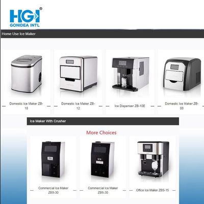 Sample Ice Maker Table Table Top Smart LCD Display New Ice Maker With Ice Dispenser