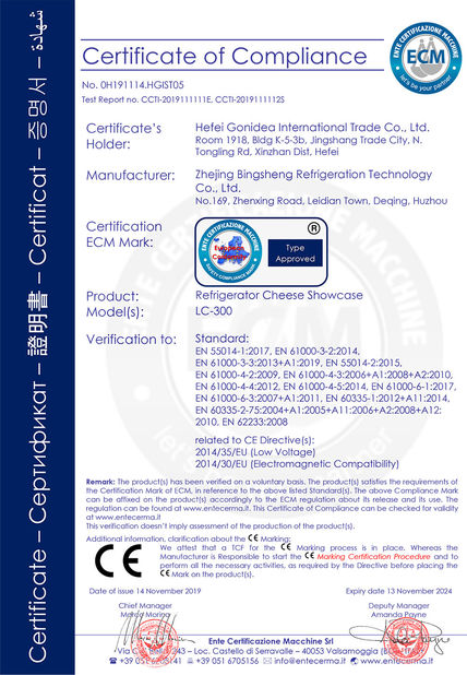 China Hefei Gonidea International Trade Co., Ltd. certification