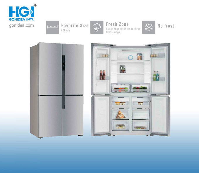 Recessed Handle Frost Free Refrigerator 492 Ltr Low Decibel White PCM